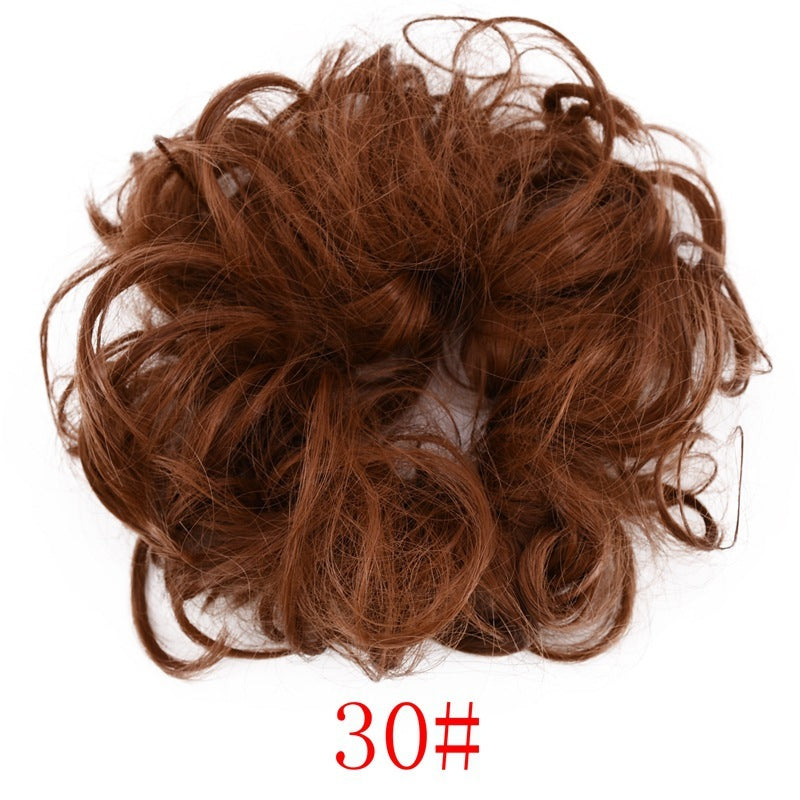 Anneau pour cheveux en forme de bourgeon en caoutchouc