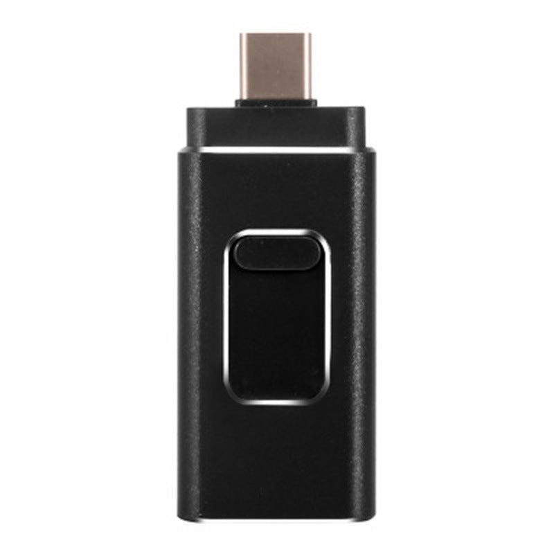 Compatible avec Apple, clé USB 4 en 1 pour iPhone, Android et Type C.