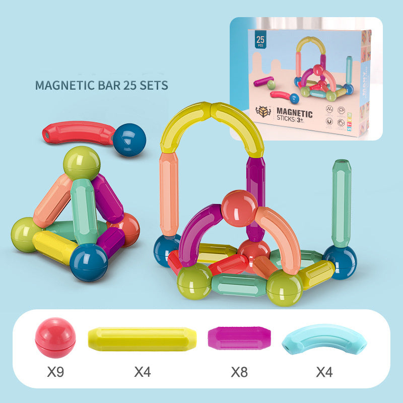 Jeu de blocs de construction magnétiques pour enfants, ensemble de jouets magnétiques pour enfants.