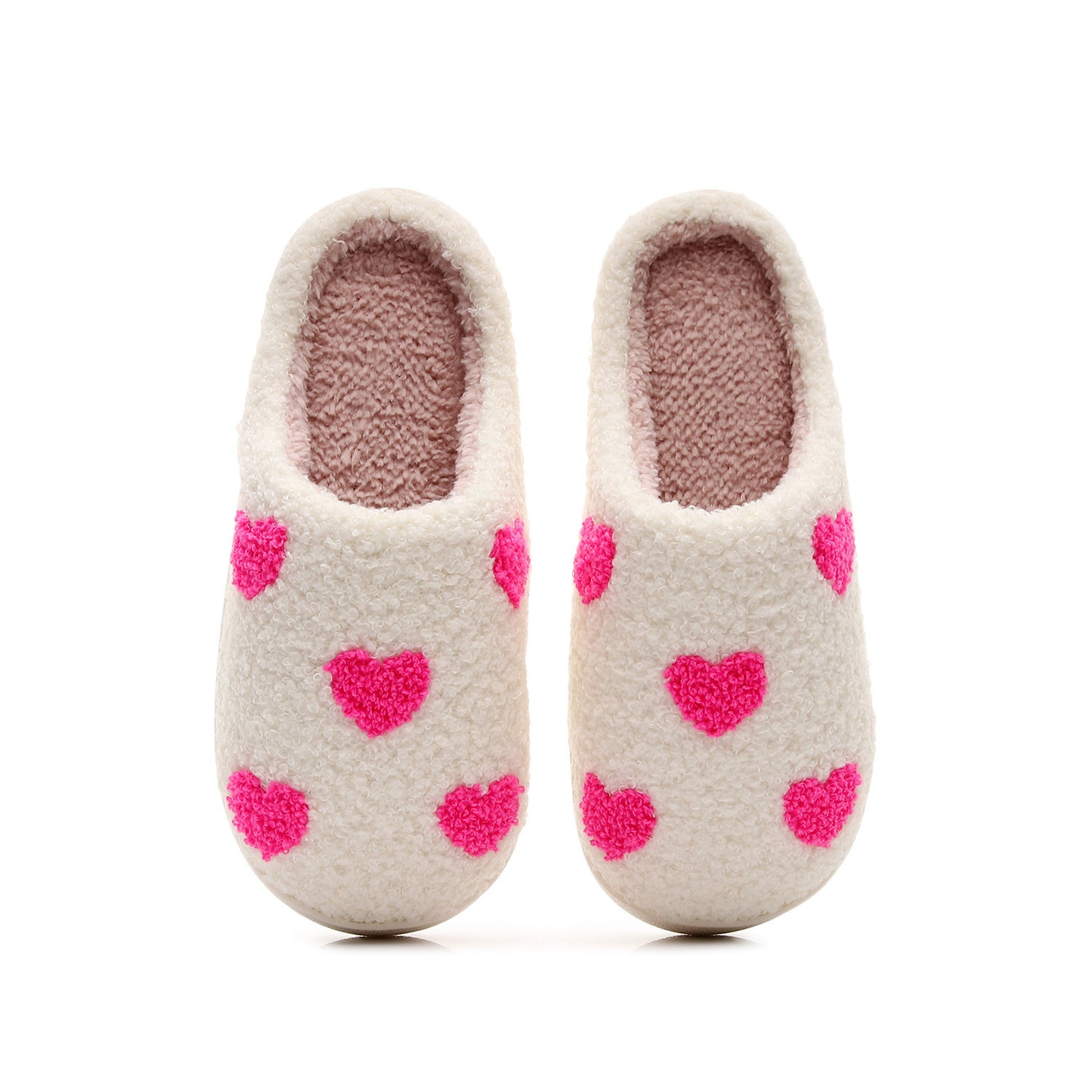 Chaussons d'intérieur chauds en coton pour la Saint-Valentin
