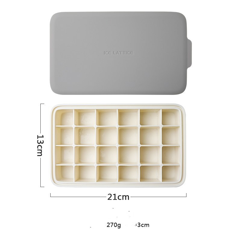 Moule à glace hexagonal 3D en silicone à 12 cavités, moule à glace à faire soi-même, boîte de rangement pour sorbetières