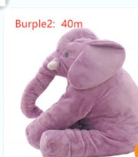 Coussin en peluche éléphant pour le confort et le sommeil des bébés.