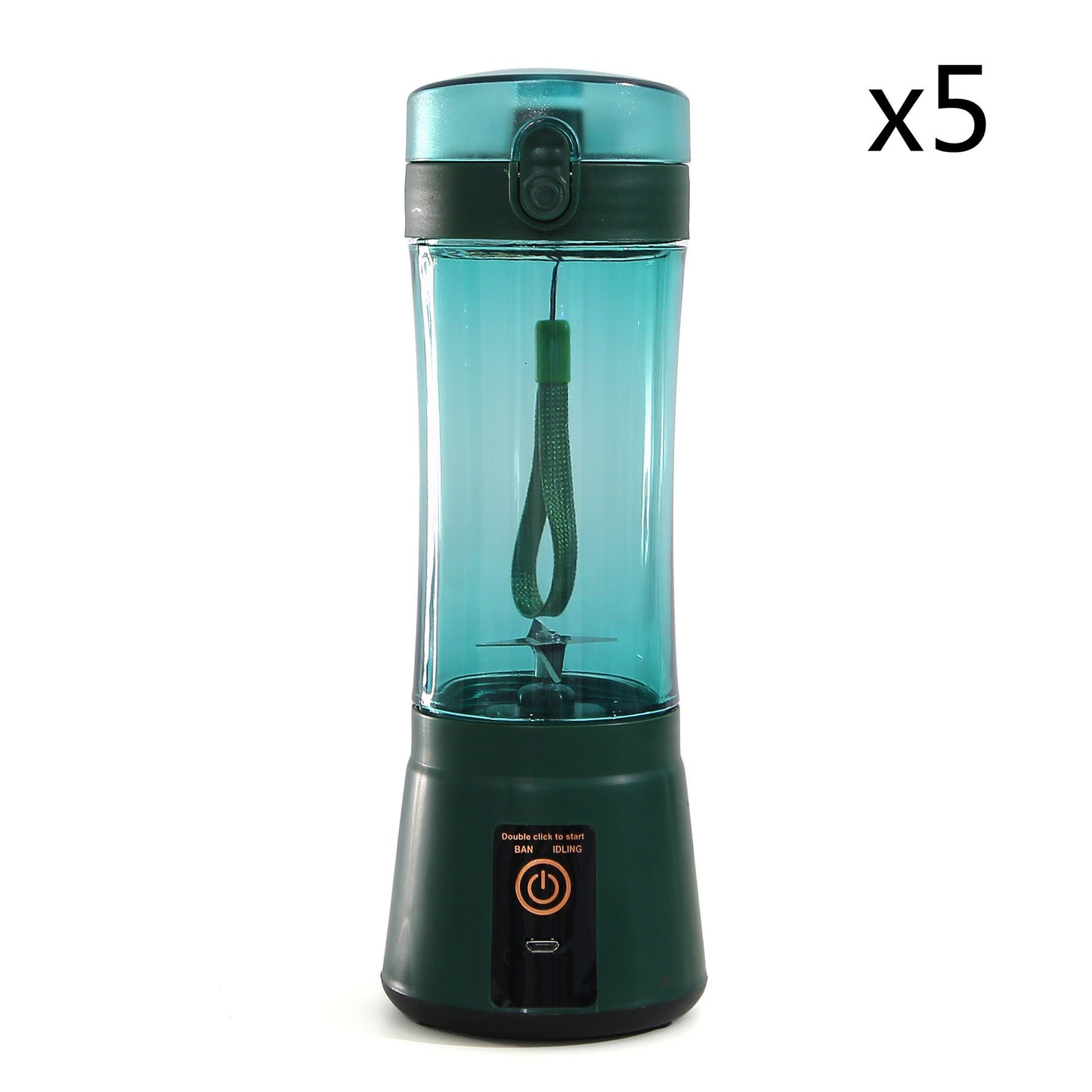 Extracteur de jus de fruits électrique portable sans fil, mixeur mini rechargeable par USB, machine à smoothie multifonction pour l'été, fournitures de cuisine.