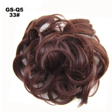 Chignon synthétique ondulé et bouclé pour femme, nouveau design tendance