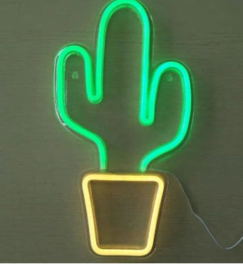 Lumière néon LED, panneau arrière en acrylique, lumière de décoration de chambre.