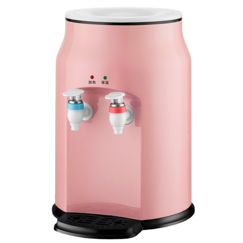 Petit distributeur d'eau de bureau en cartoon chaud et froid.