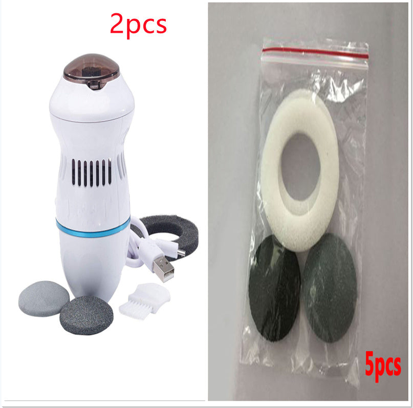 Machine à meuler électrique multifonctionnelle pour les pieds, éliminatrice de callosités et de peaux mortes.