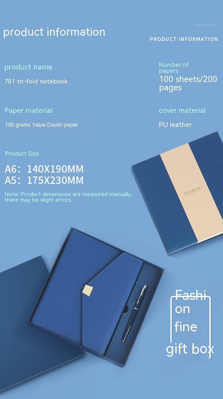 Coffret cadeau de cahiers à feuilles mobiles Business Advanced