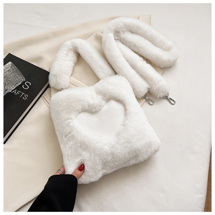 Sacs à main en peluche d'hiver pour femmes