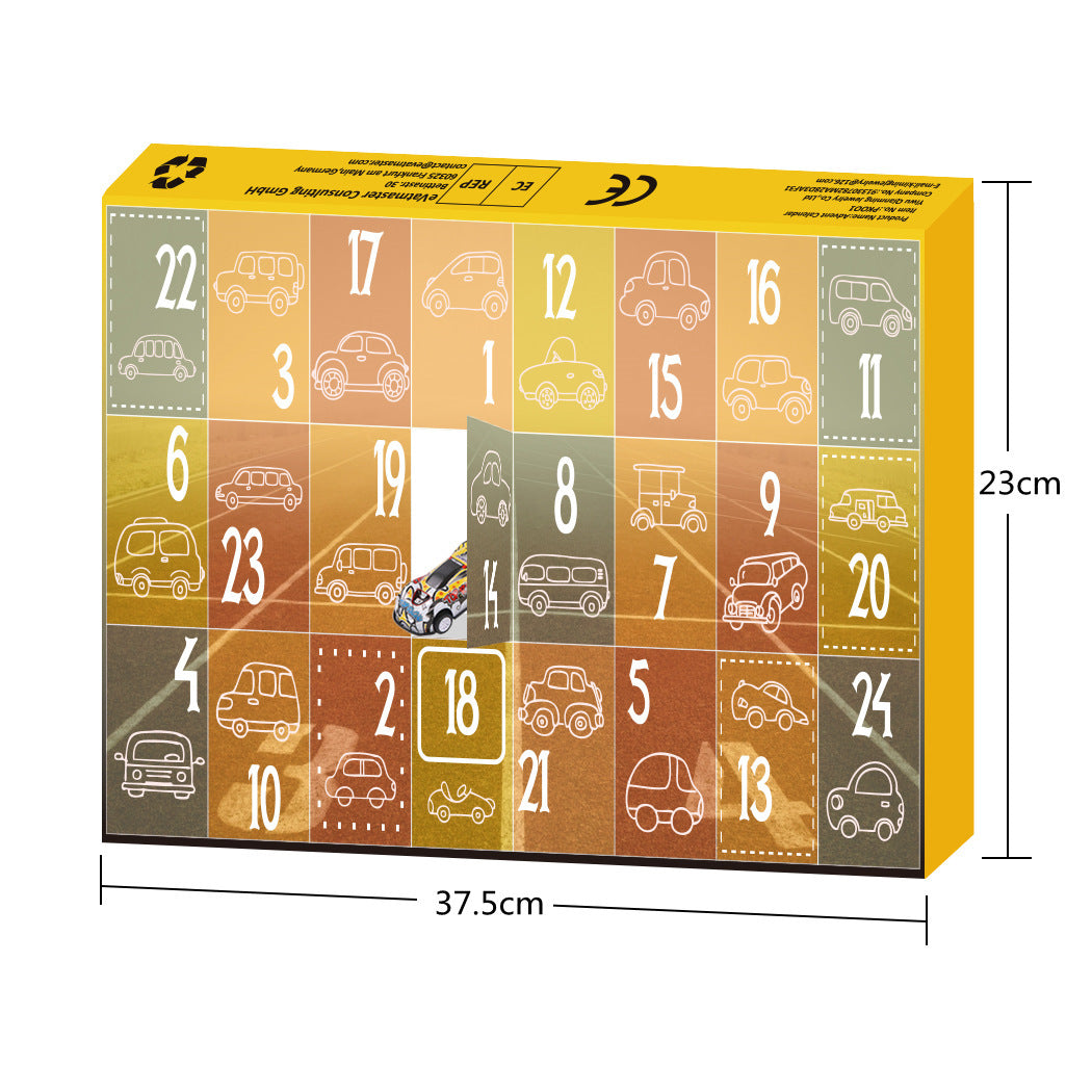 Coffret cadeau pour enfants Racing Countdown 24 Digital Blind Box