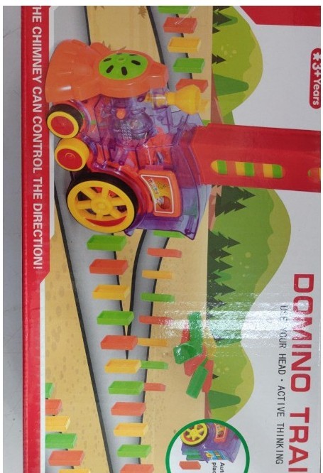 Jouets de train Domino Jouets pour bébés Puzzle de voiture Libération automatique Licence Blocs de construction électriques Jouet de train