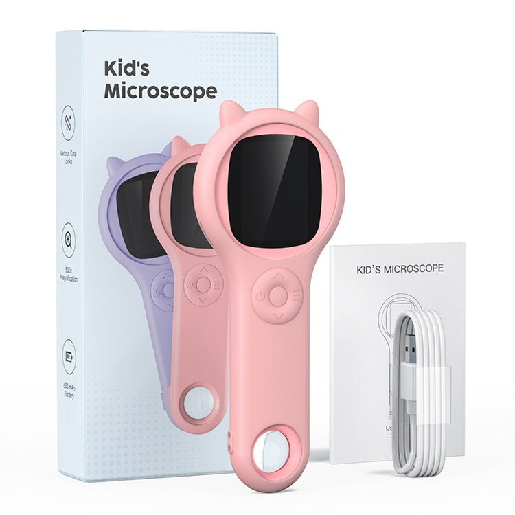 Ensemble de jouets de microscope pour enfants pour expériences scientifiques.