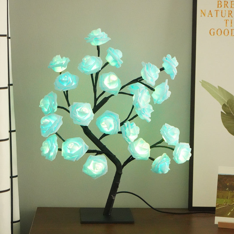 Veilleuse décorative en fibre optique pour chambre à coucher