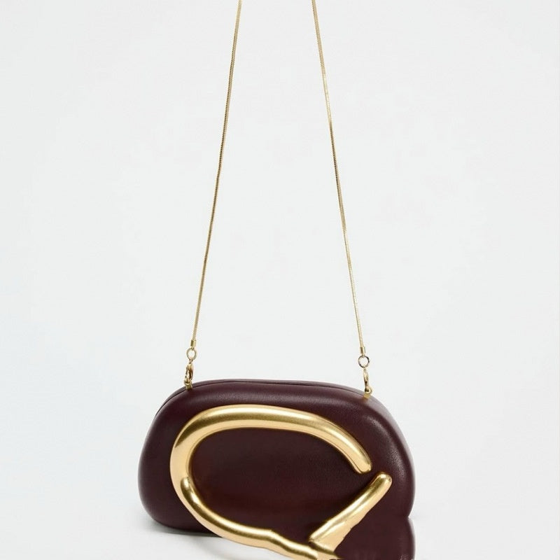 Sac à main mini en boîte ronde classique européenne et américaine pour le dîner.