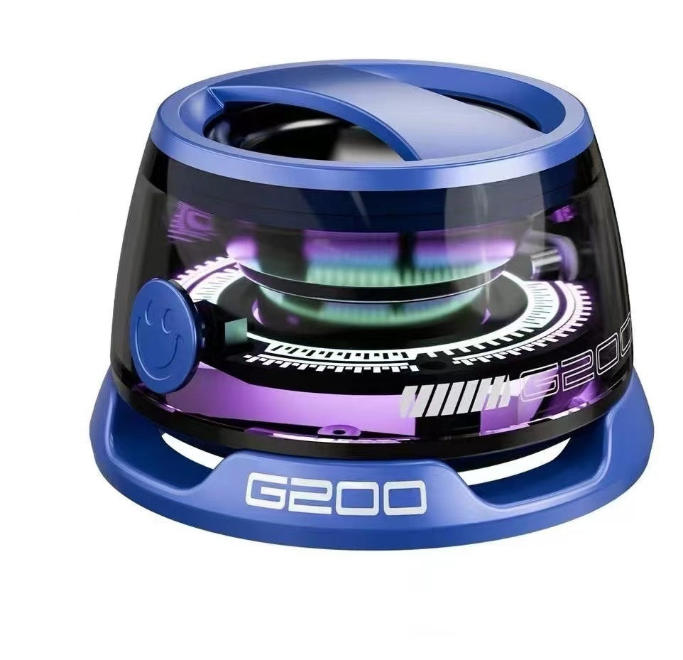 Haut-parleur Bluetooth portable G200 RGB Lighting Speaker BT5.3 Mini Sound Box 7 heures de lecture Support de téléphone magnétique