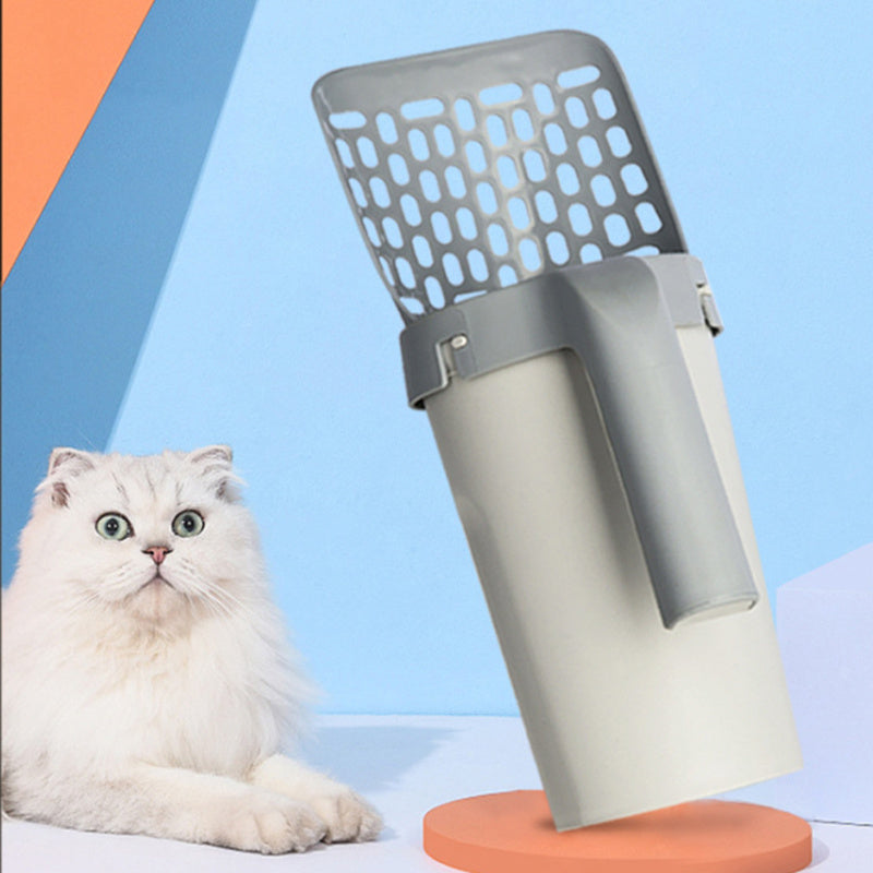 Set de pelle à litière pour chat paresseux intégré dans une boîte de rangement