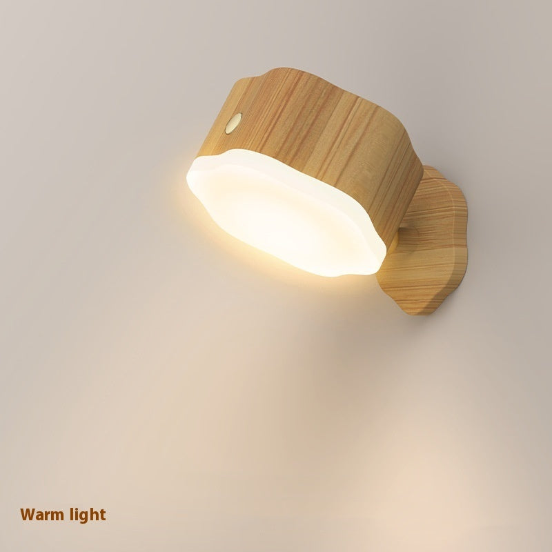 Lampe tactile créative Lampe murale magnétique rotative Petite lampe de nuit