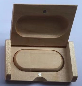 Coffret cadeau clé USB en bois érable bambou créatif