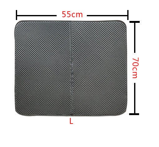 Tapis de lit pour chats à double couche, tapis de litière pour animaux de compagnie, tapis de piégeage pour litière, produit pour animaux de compagnie, matelas pour chats, tapis de nettoyage pour la maison.