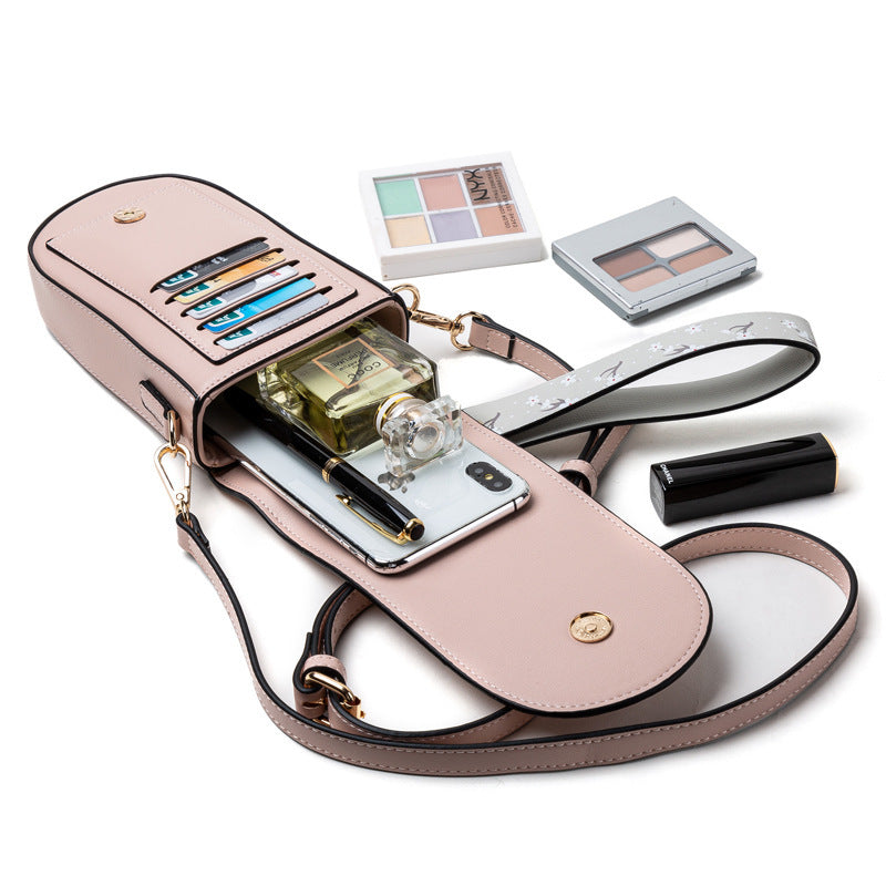 Sac pour téléphone portable version coréenne sac à main multifonctionnel en PU