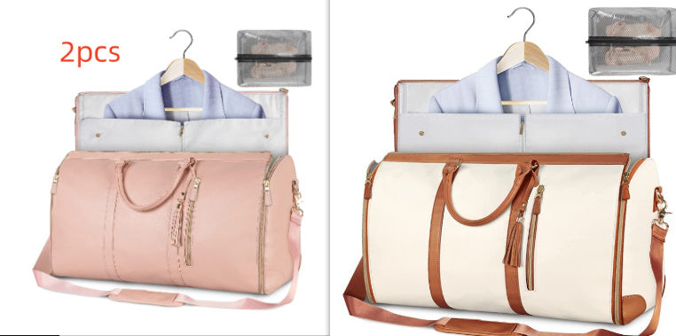 Grand sac de voyage à capacité élevée, sac à main pour femmes, sac à costume pliable, sacs à vêtements imperméables.