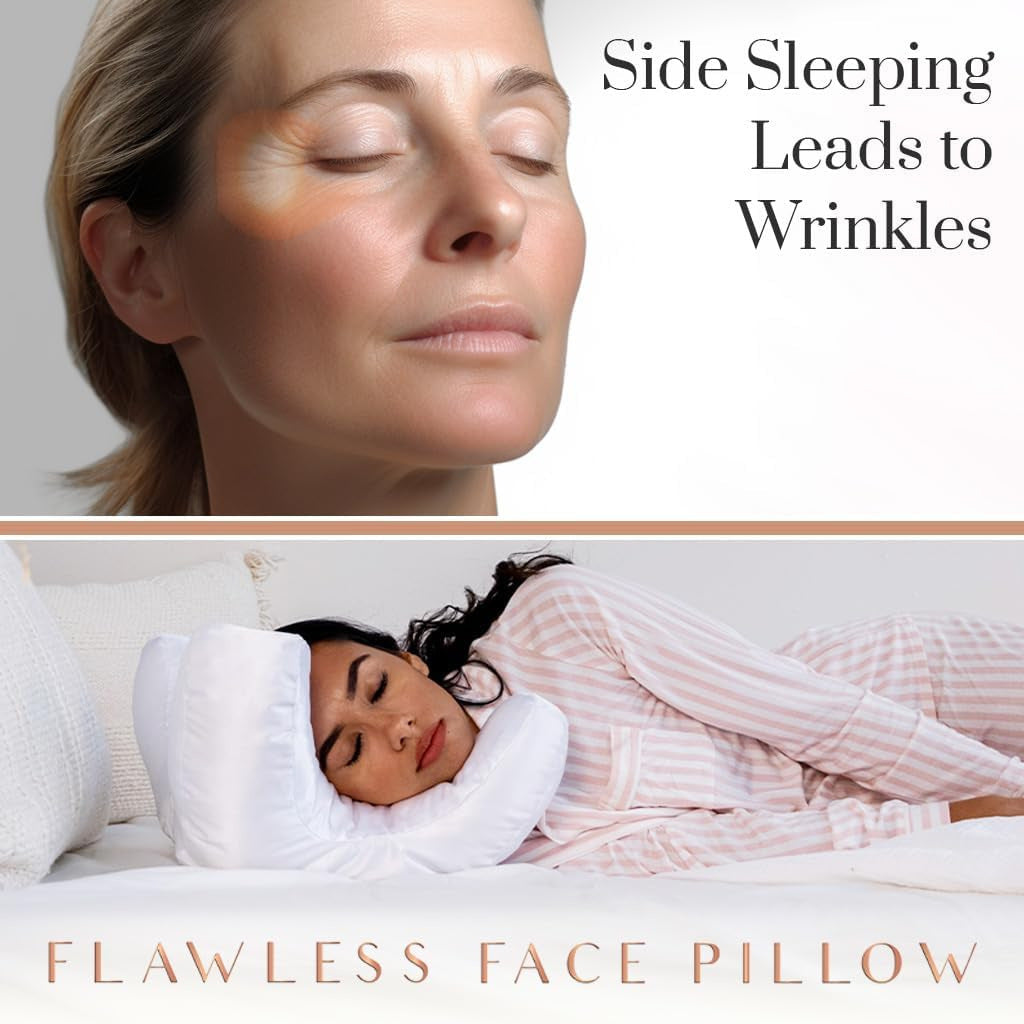 Oreiller de massage pour dormir sur le côté, oreiller de beauté pour dormir sur le côté, oreiller de massage anti-rides pour dormir sur le côté
