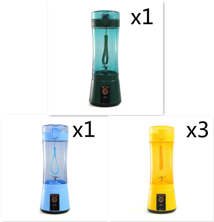 Extracteur de jus de fruits électrique portable sans fil, mixeur mini rechargeable par USB, machine à smoothie multifonction pour l'été, fournitures de cuisine.