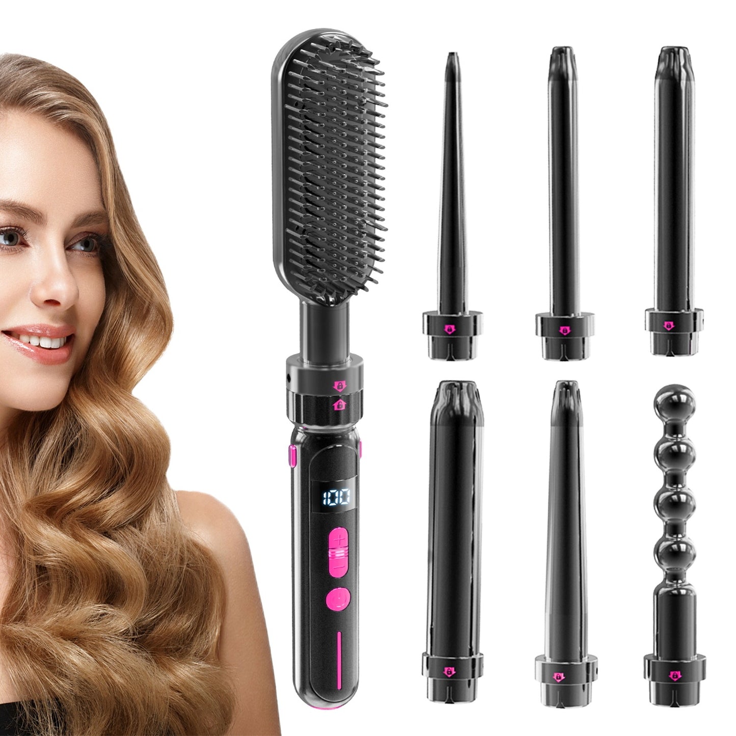 Sécurité contre les brûlures Facile à utiliser Bâtons pour cheveux bouclés