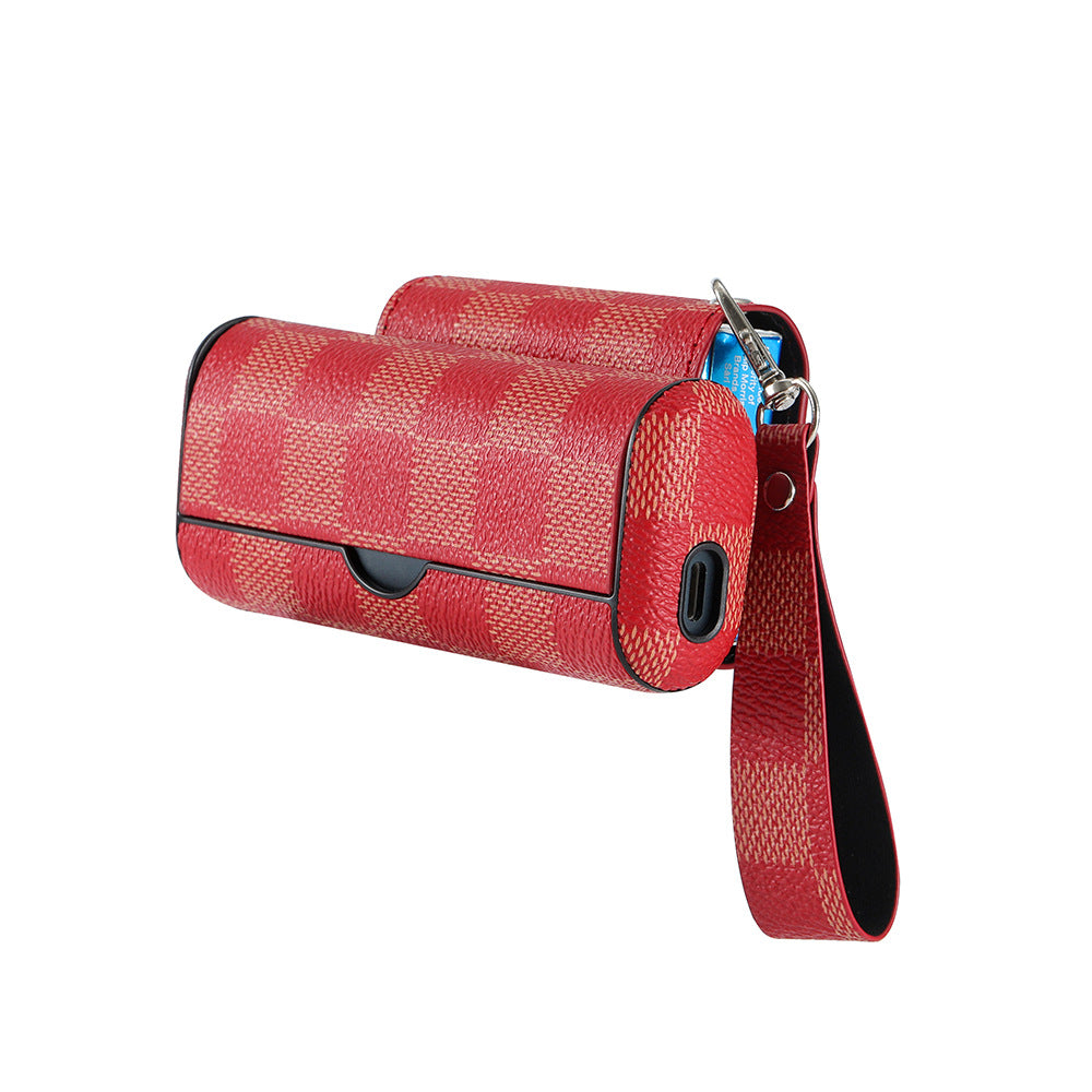 Housse de protection décorative en cuir pour le rangement