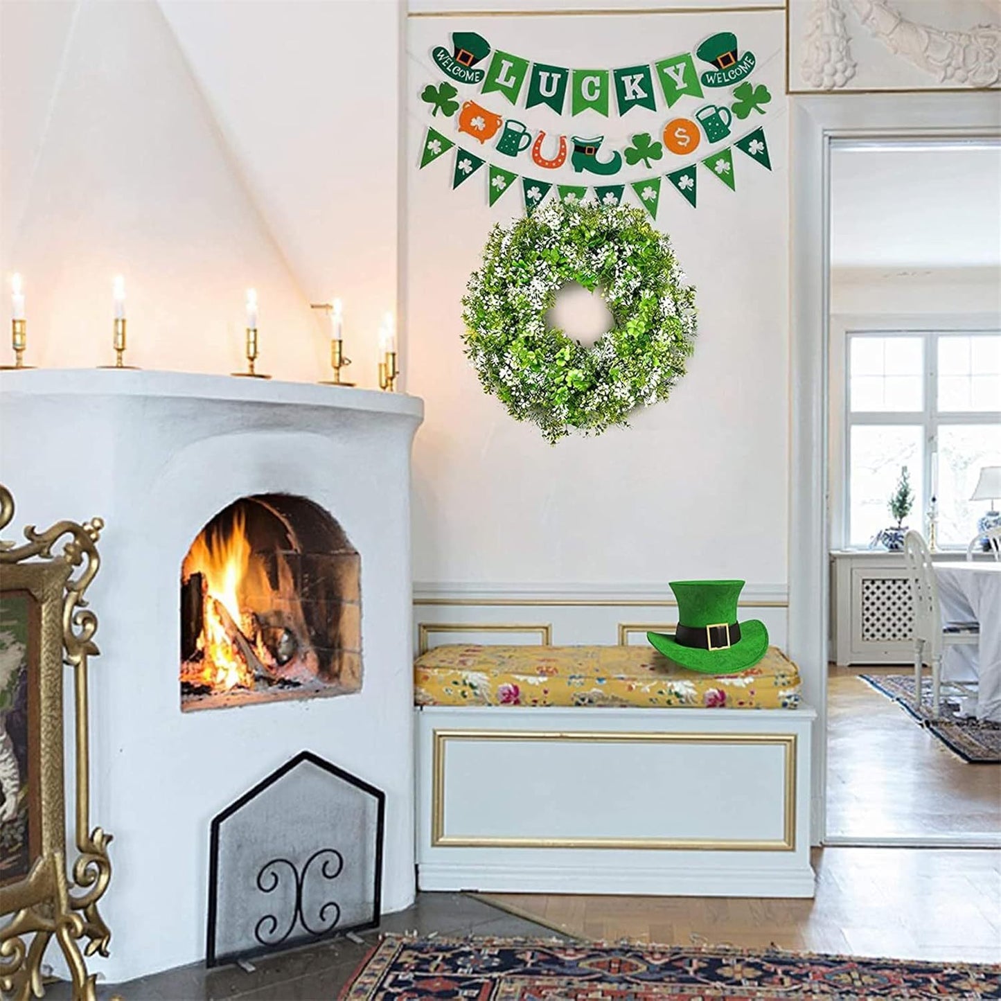 Guirlande de décoration extérieure Huayi pour la Saint-Patrick