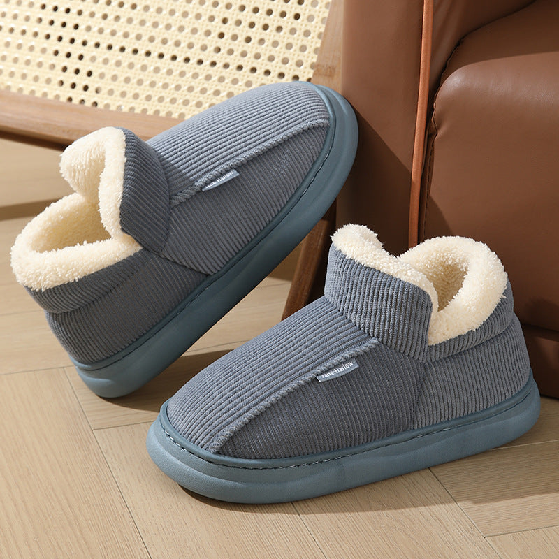 Nouveaux chaussons en coton à enroulement de cheville thermique épais pour la maison.
