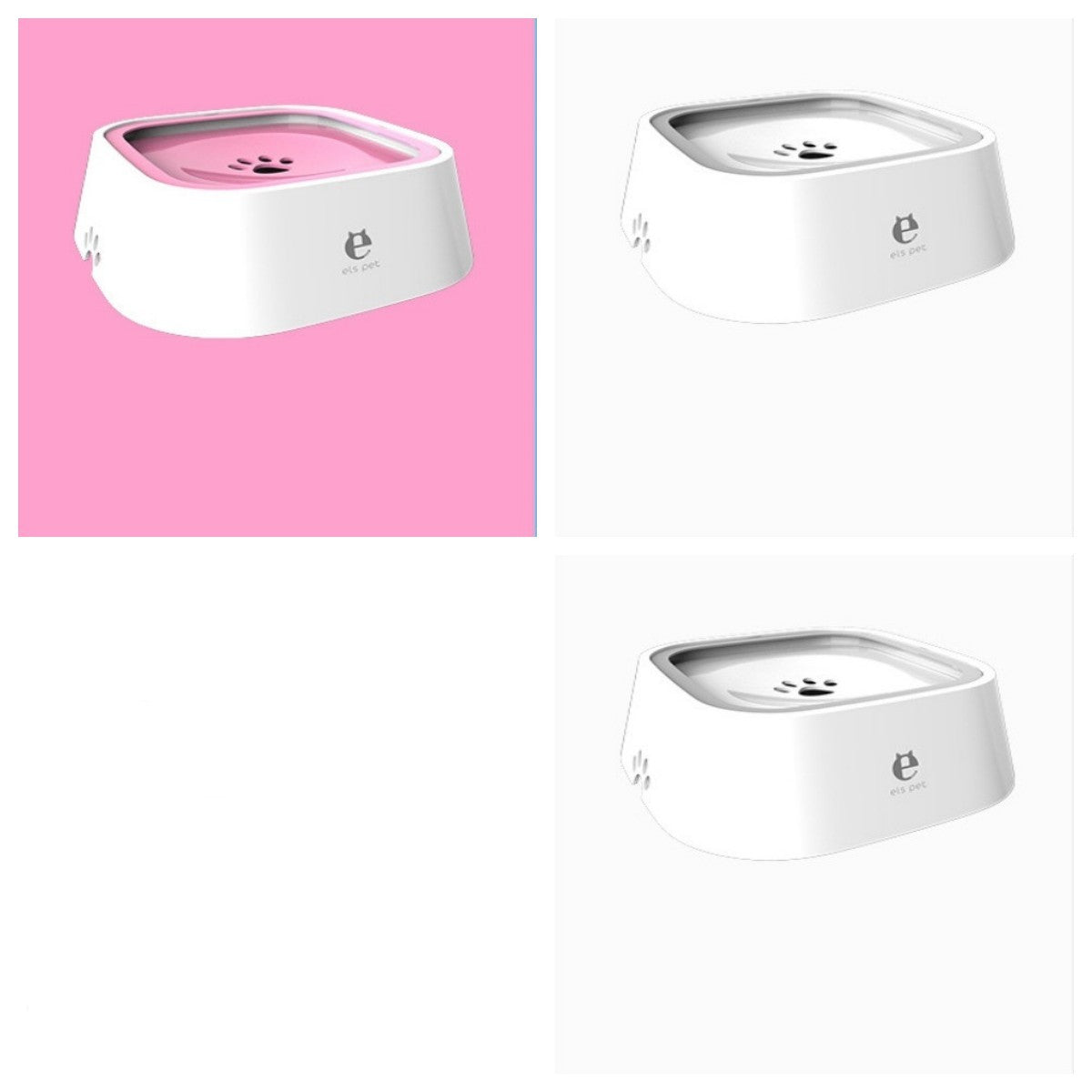 1,5 L Bol d'eau pour chat et chien, bol flottant transporté, distributeur d'eau anti-débordement, fontaine pour animaux, fournitures pour chiens en ABS et PP.