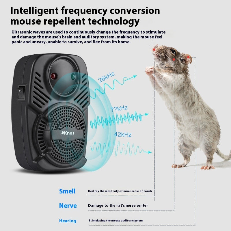 Répulsif à ultrasons pour insectes nuisibles, version améliorée, répulsif à moustiques, répulsif à rats électronique à ultrasons, tueur d'insectes, fournitures pour la maison
