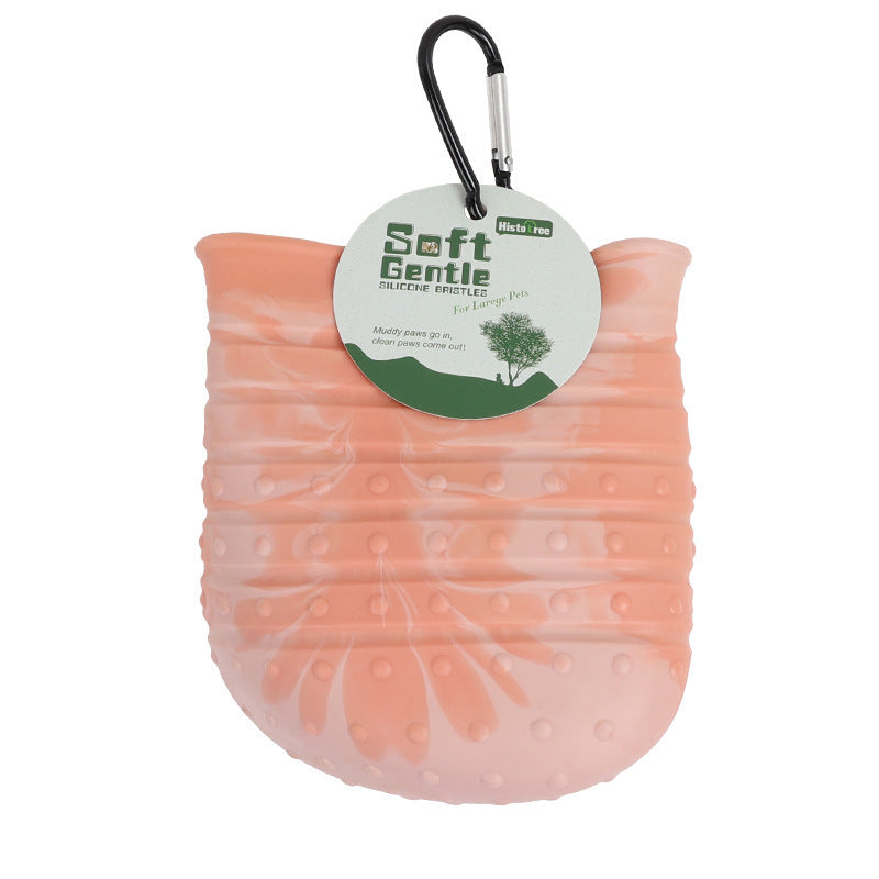 2 en 1 brosse de nettoyage des pattes de chien brosse de nettoyage des pattes de chien douce tasse de nettoyage des pattes de chien portable brosse de nettoyage des pattes seau de nettoyage des pieds produits pour animaux de compagnie