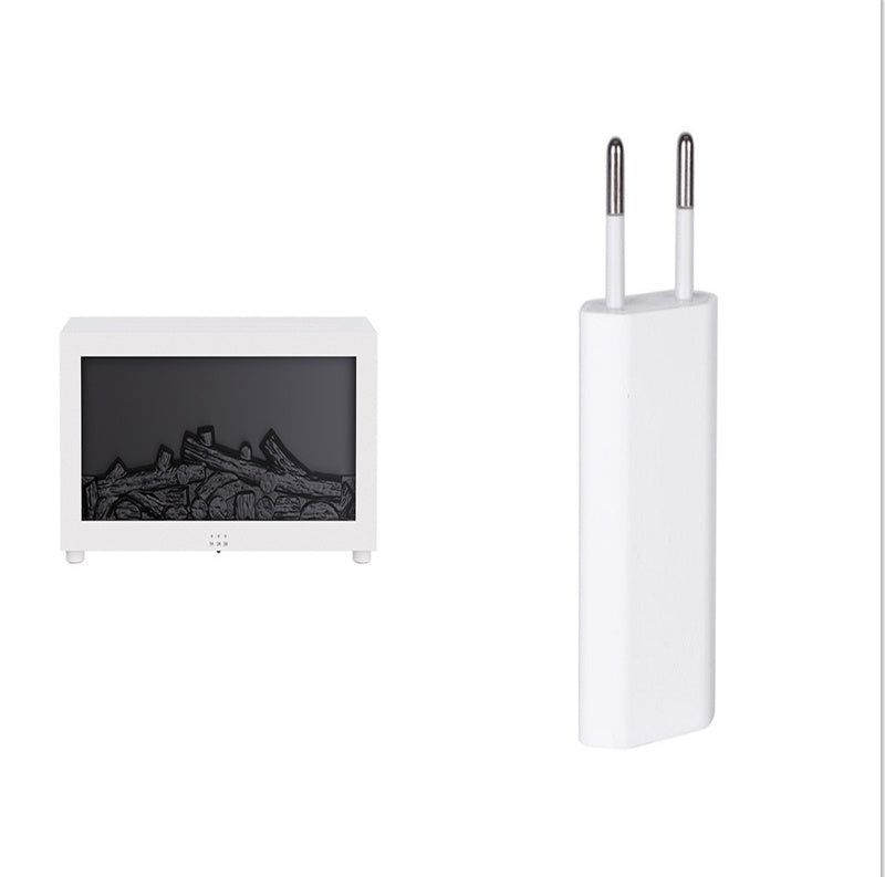 Nouvelle machine d'aromathérapie Flame Diffuseur d'huiles essentielles coloré Humidificateur à grande capacité de brouillard Machine de cheminée à flamme 3D