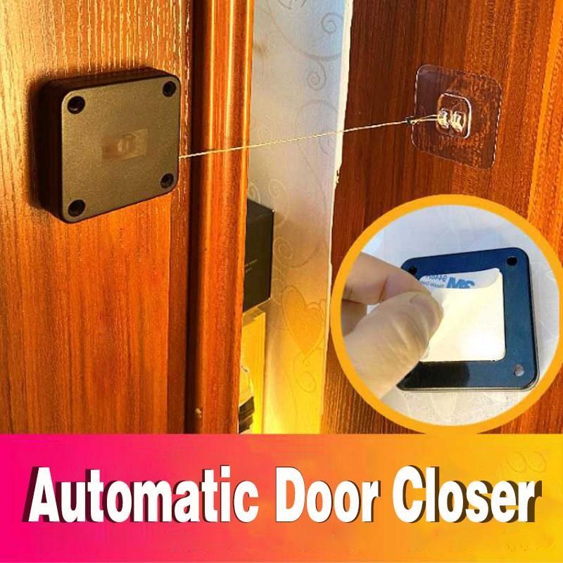 Dispositif de fermeture automatique de porte sans contact, avec fermeture douce, pour portes coulissantes et portes en verre, tension de 500g à 1000g.