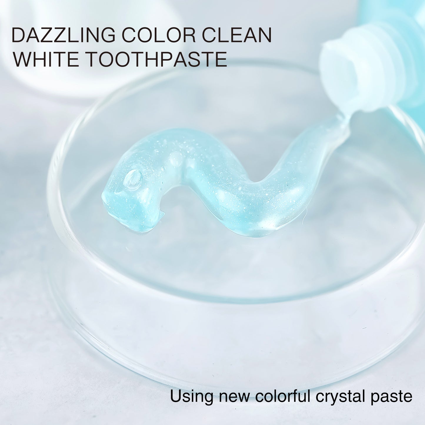 Dentifrice coloré Pure White Élimination des taches sur les dents d'une blancheur pure