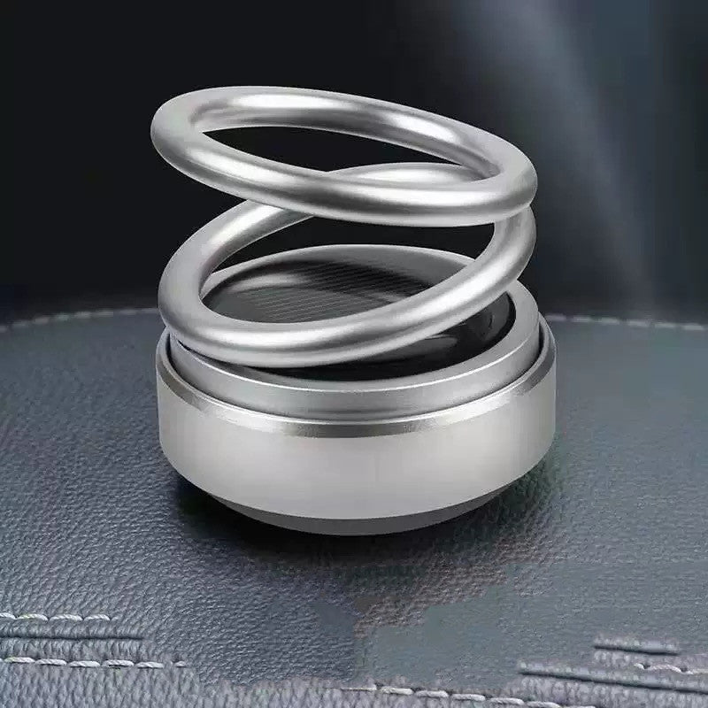 Parfum de désodorisant d'air pour voiture à rotation solaire