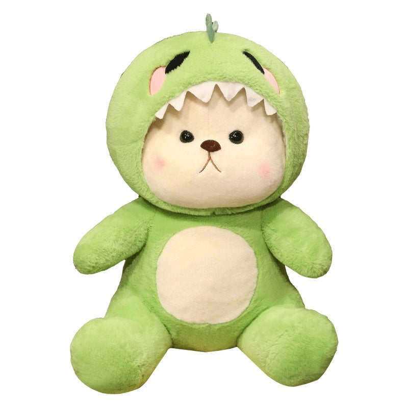 Poupée dinosaure transformable en peluche pour cadeau d'anniversaire