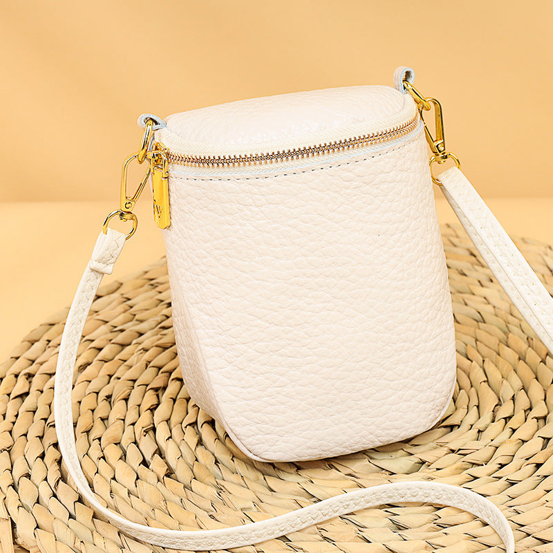 Sac de téléphone portable en cuir de haute qualité, sacs à coque de style coréen pour femmes, petit sac à bandoulière tendance