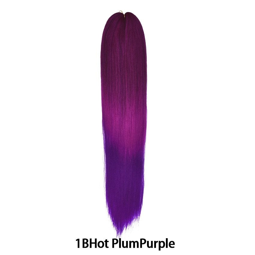 Kani Karen Silk Fibre chimique Perruque Tresse Extension de cheveux tressés Bloc de traction Grande tresse