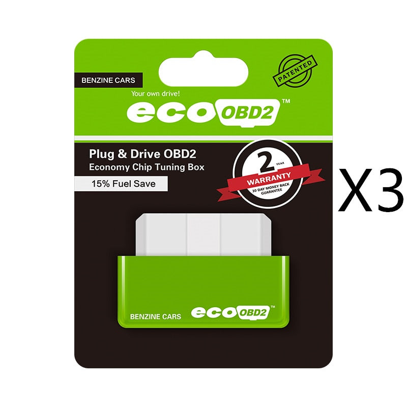 Plug And Play ECOOBD2 Économie de Carburant pour Voiture à Essence ECO OBD2 Conducteur