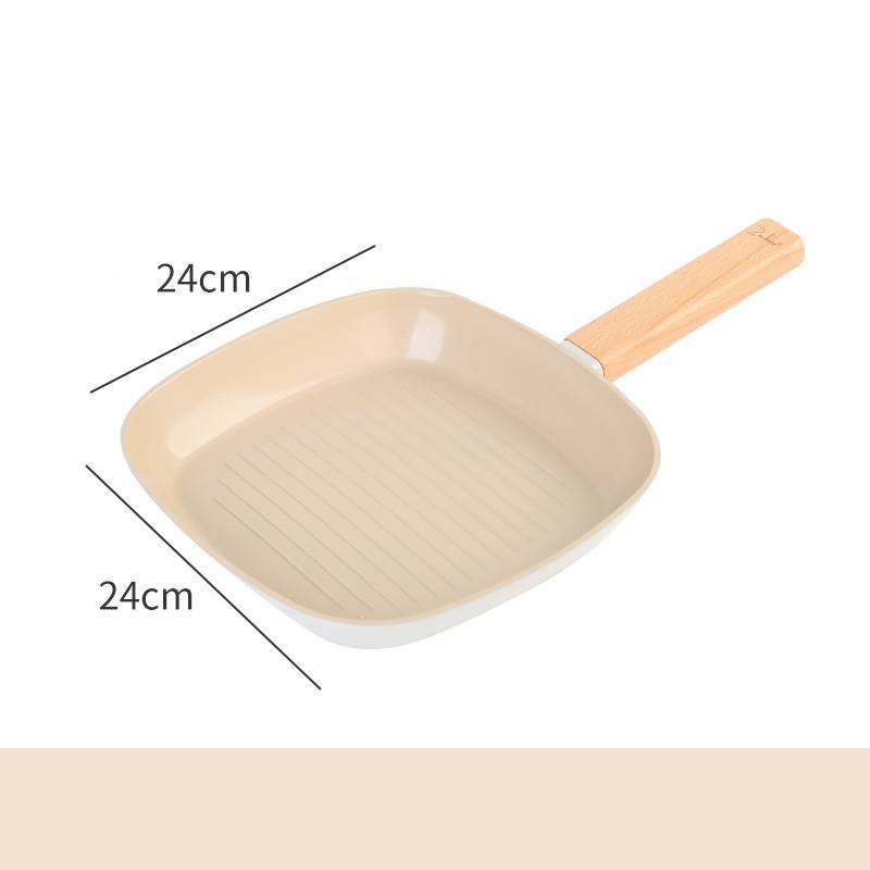 Poêle antiadhésive en céramique pour cuisinière à gaz
