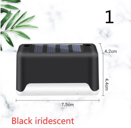 Nouvelle lampe de clôture solaire LED étanche à mise à niveau, lumières de terrasse solaires, lumière de marche solaire extérieure pour patio, escaliers, jardin, allée, pas de jardin.