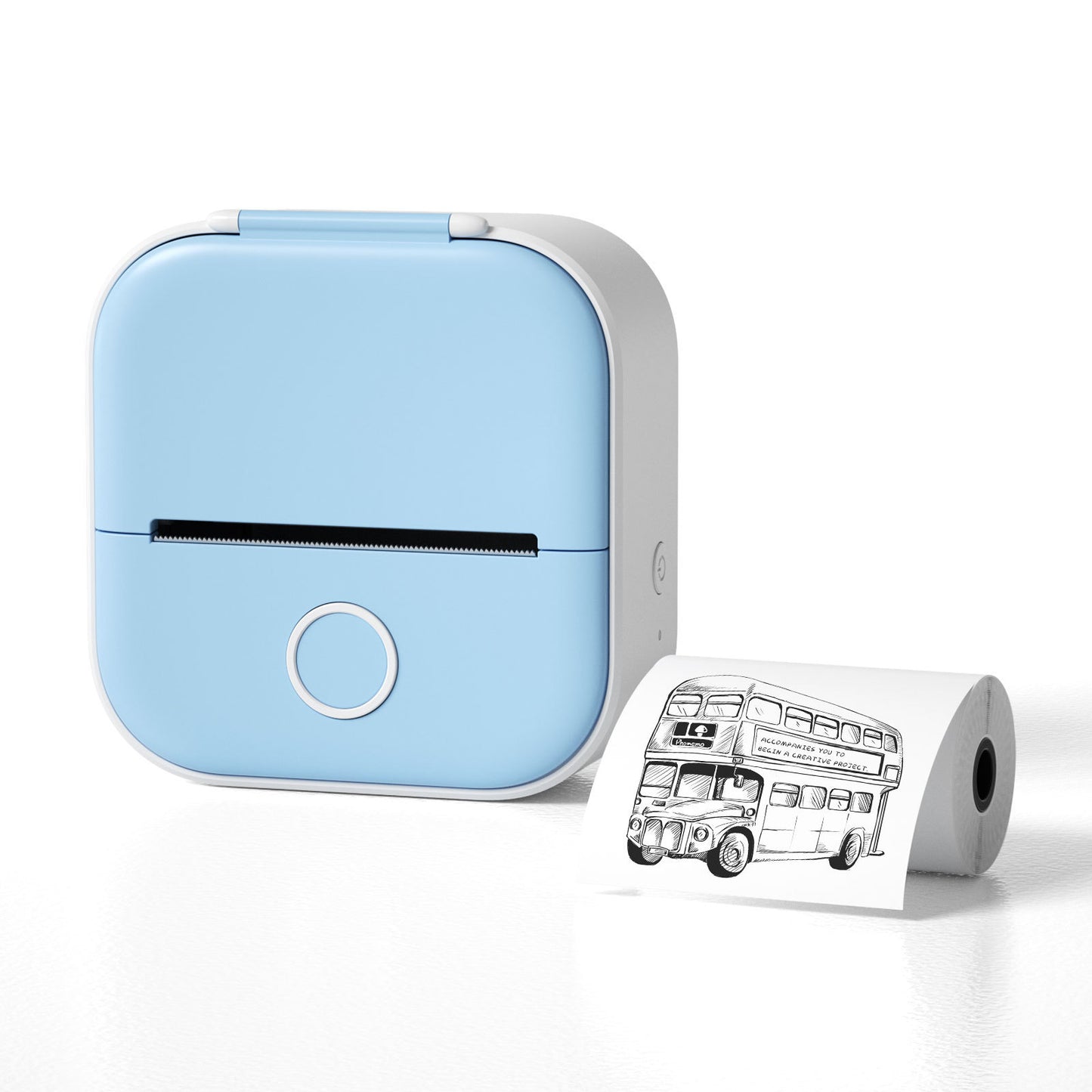 Imprimante thermique portable mini pour étiquettes, imprimante photo domestique, imprimante pour étudiants, imprimante de questions erronées, imprimante d'étiquettes mini compatible Bluetooth, étiquettes de prix.
