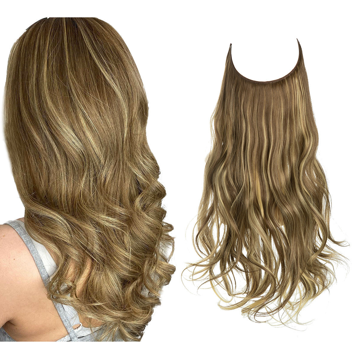 Perruque de cheveux courts bouclés ondulés pour femme 30 35 cm