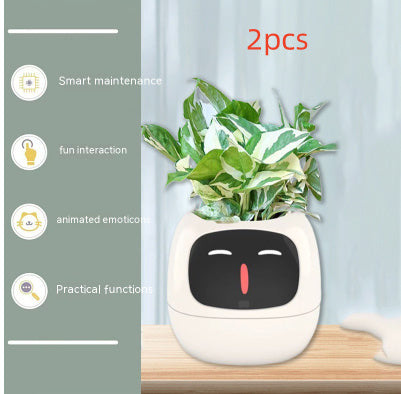 Planificateur Intelligent Amusement Inépuisable Plus de 49 Expressions Riches 7 Capteurs Intelligents et Puces AI Facilitent et Rendent Agréable la Culture des Plantes