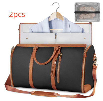 Grand sac de voyage à capacité élevée, sac à main pour femmes, sac à costume pliable, sacs à vêtements imperméables.