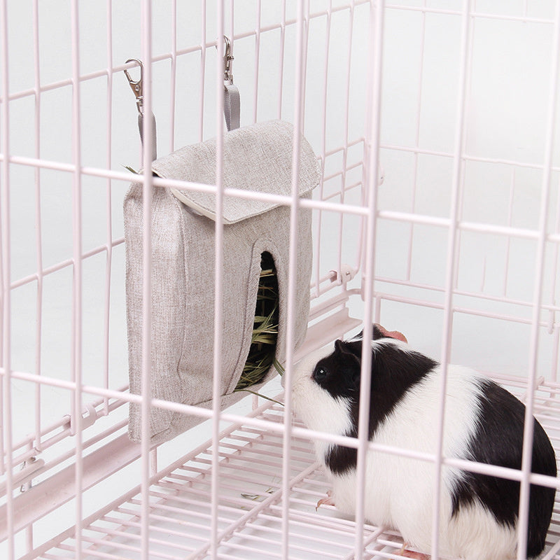 Sac d'alimentation pour lapin, cochon d'Inde et hamster.