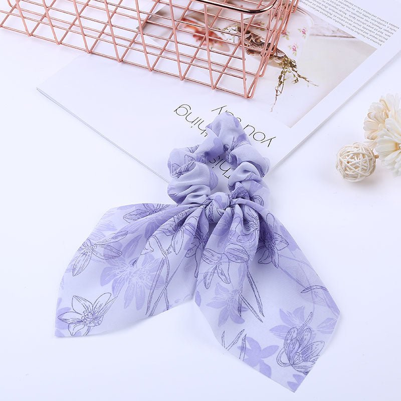 Anneau pour gros intestin avec pendentif en perle, serre - tête pour femme, nœud pour cheveux, gros nœud - KaoKao